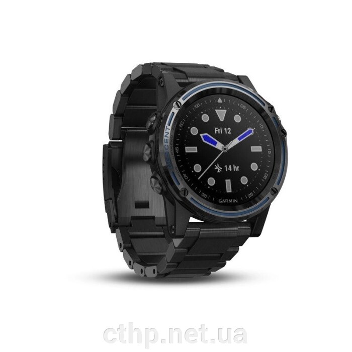 Смарт-годинник Garmin Descent Mk1 Grey Sapphire with Titanium Band (010-01760-11/01) від компанії Cthp - фото 1