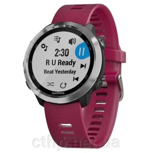 Смарт-годинник Garmin Forerunner 645 Music With Cerise Colored Band (010-01863-31/21) від компанії Cthp - фото 1