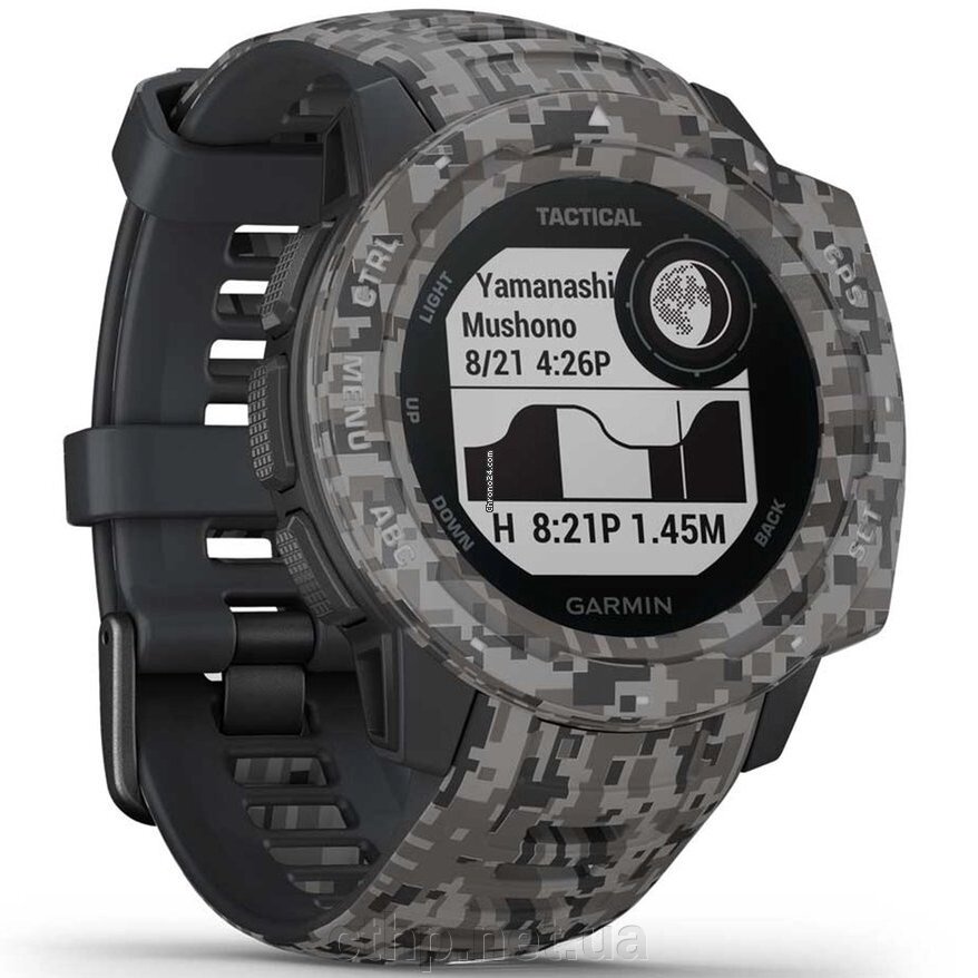 Смарт-годинник Garmin Instinct Tactical Edition Outdoor GPS Watch Camo Graphite (010-02064-C4) від компанії Cthp - фото 1