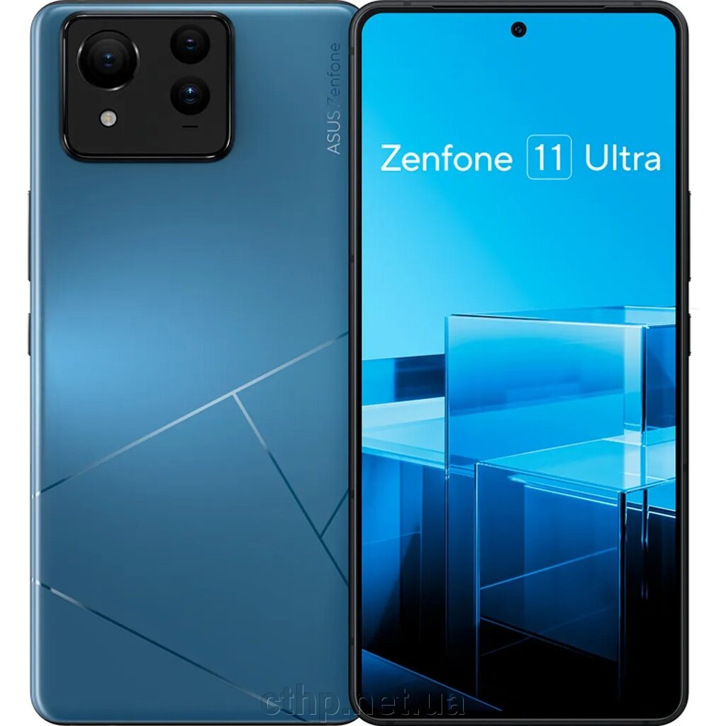 Смартфон ASUS ZenFone 11 Ultra 12/256GB Skyline Blue (AI2401-12G256G-BU-ZF) від компанії Cthp - фото 1