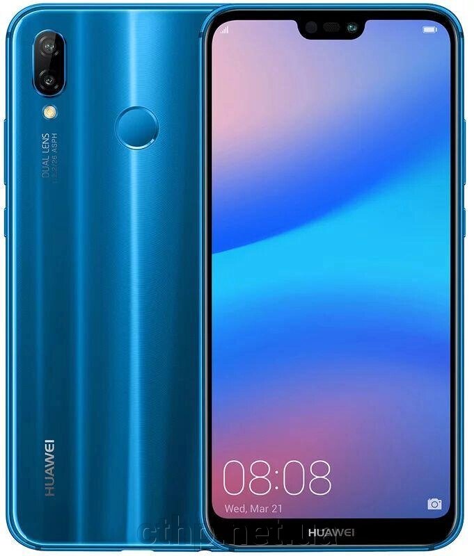 Смартфон HUAWEI P20 Lite 4/128GB Blue від компанії Cthp - фото 1