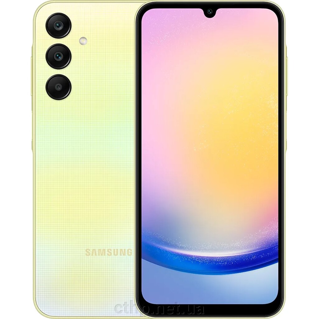 Смартфон Samsung Galaxy A25 5G 8/256GB Yellow (SM-A256BZYH) від компанії Cthp - фото 1