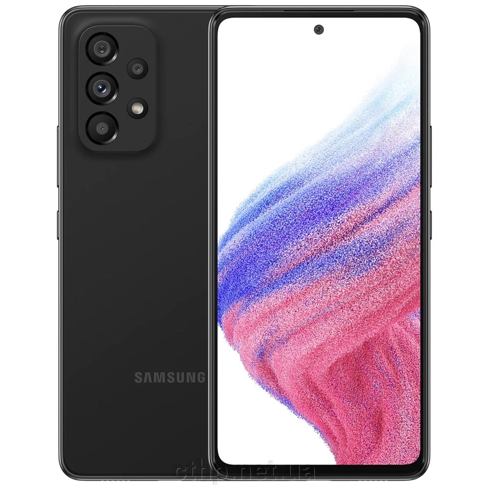 Смартфон Samsung Galaxy A53 5G 6/128GB Black (SM-A536EZKD) від компанії Cthp - фото 1