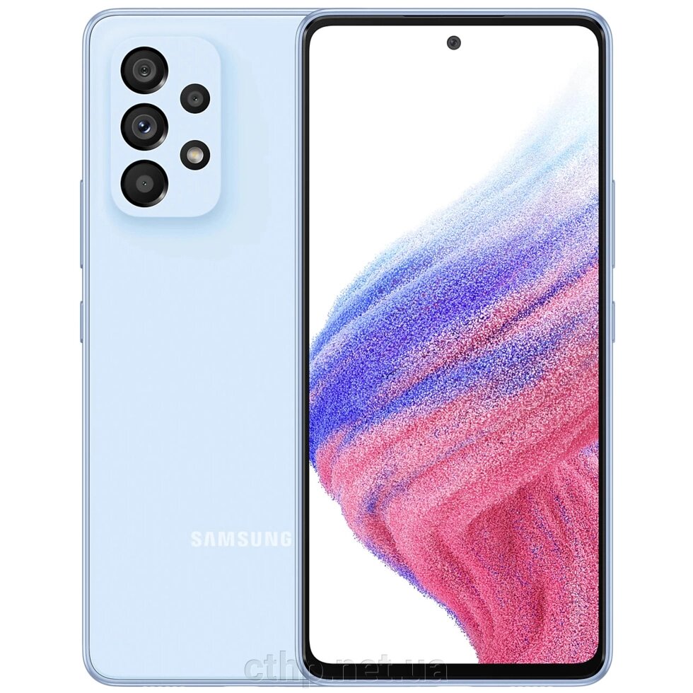 Смартфон Samsung Galaxy A53 5G 8/256GB Blue (SM-A536ELBH) від компанії Cthp - фото 1