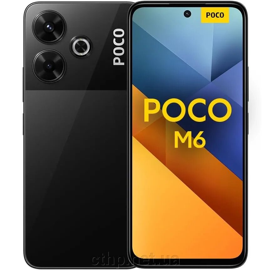 Смартфон Xiaomi Poco M6 4G 6/128GB Black від компанії Cthp - фото 1