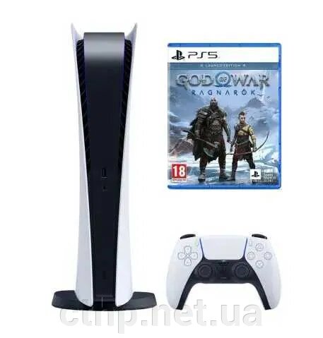 Sony PlayStation 5 Digital Edition 825GB God of War Ragnarok Bundle від компанії Cthp - фото 1