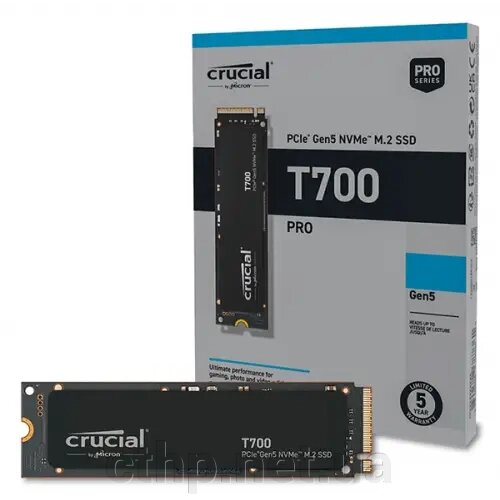 SSD накопичувач Crucial T700 1 TB (CT1000T700SSD3) від компанії Cthp - фото 1