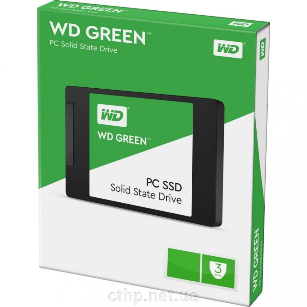 SSD накопичувач WD SSD Green 480 GB (WDS480G2G0A) від компанії Cthp - фото 1