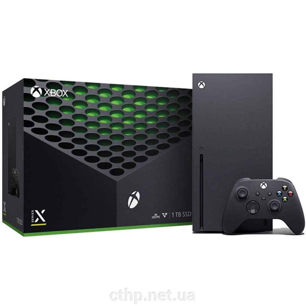 Стаціонарна ігрова приставка Microsoft Xbox Series X 1TB (889842640816) від компанії Cthp - фото 1