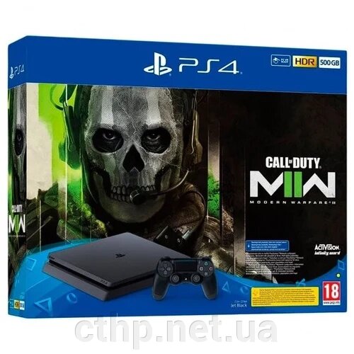 Стаціонарна ігрова приставка Sony Playstation 4 Slim 500GB Call of Duty Modern Warfare II Bundle від компанії Cthp - фото 1