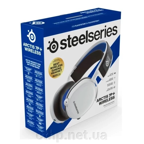 SteelSeries Arctis 7P for PS5 White (61471) від компанії Cthp - фото 1