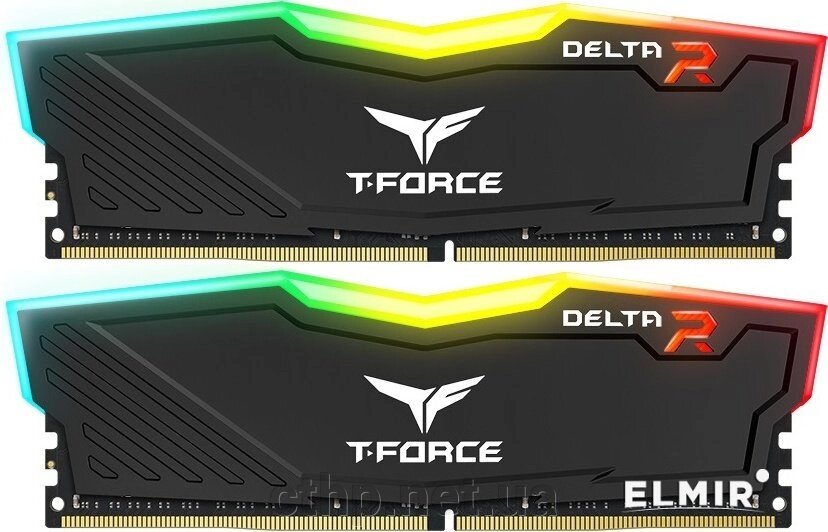 TEAM 16 GB (2X8GB) DDR4 3200 MHz Delta RGB (tf3d416g3200hc16cdc01) від компанії Cthp - фото 1