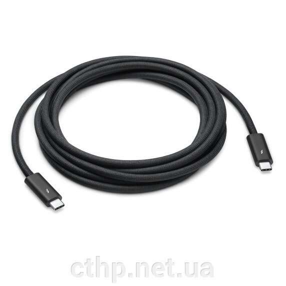 Thunderbolt Apple Thunderbolt 4 Pro Cable 3m Black (MWP02) від компанії Cthp - фото 1