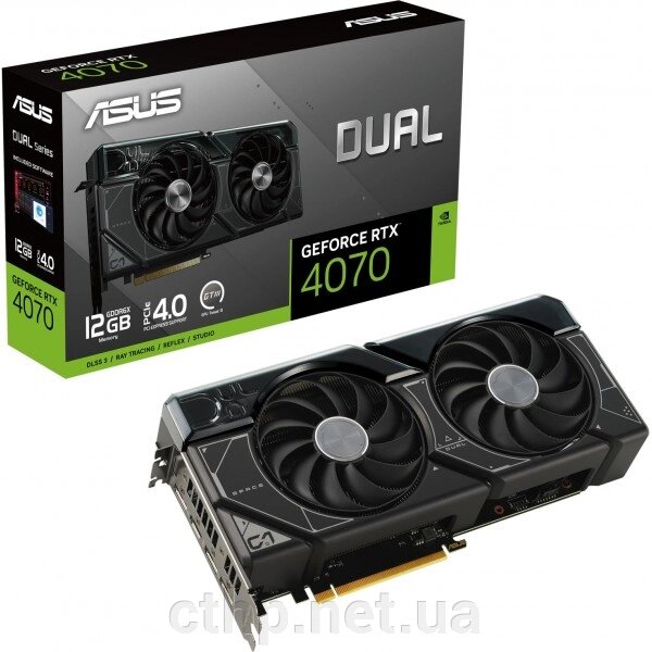 Відеокарта ASUS DUAL-RTX4070-12G від компанії Cthp - фото 1