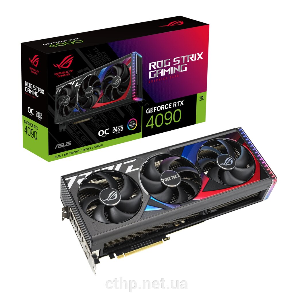 Відеокарта ASUS ROG-STRIX-RTX4090-O24G-GAMING від компанії Cthp - фото 1