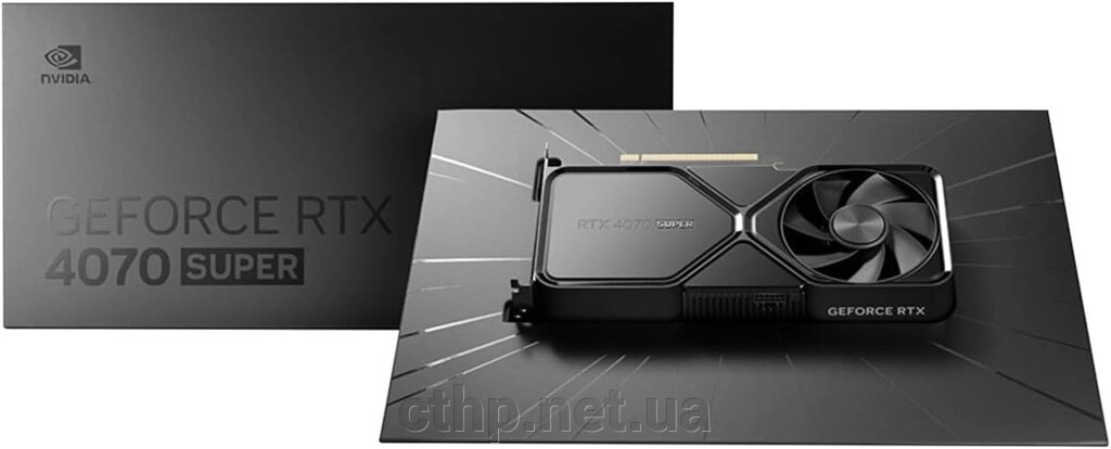 Відеокарта NVIDIA GeForce RTX 4070 SUPER 12 GB Founders Edition (900-1G141-2534-000) від компанії Cthp - фото 1