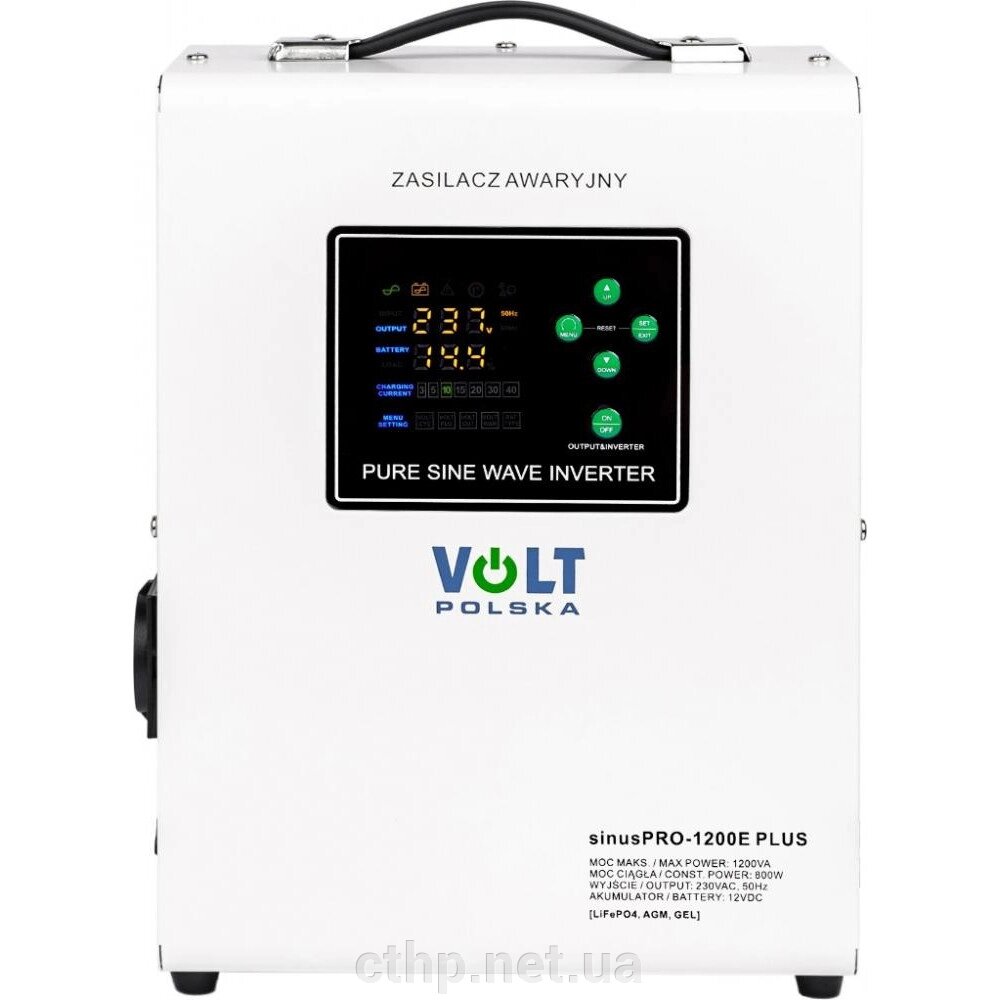 Volt Polska SINUS PRO 1200 E PLUS 12/230V 800/1200W (3SPM12012M) від компанії Cthp - фото 1