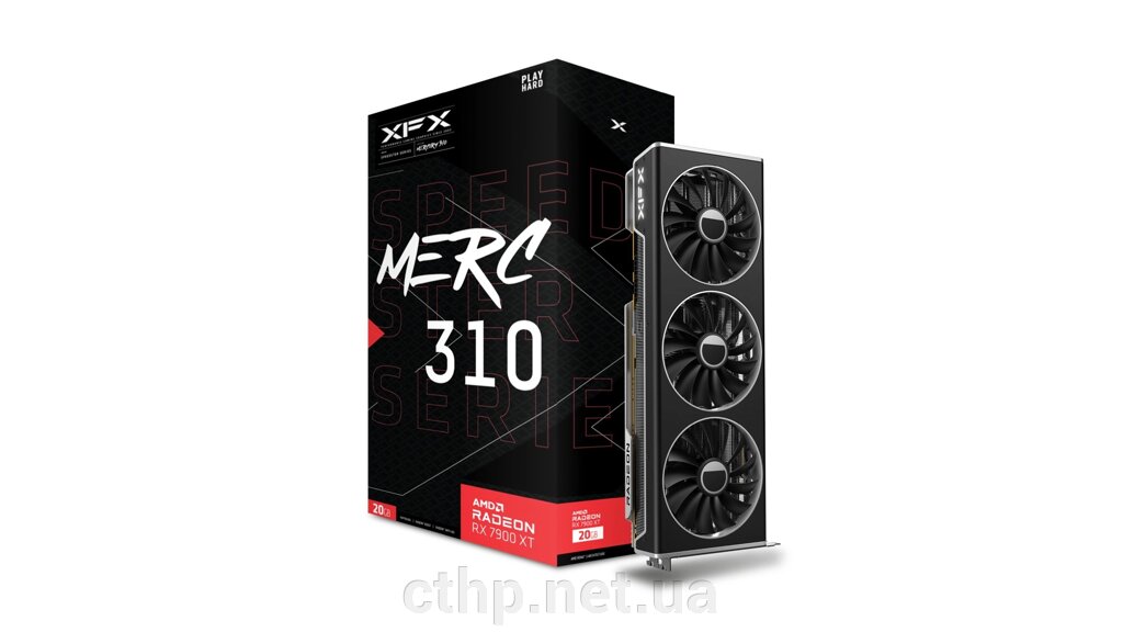 XFX Radeon RX 7900 XT SPEEDSTER MERC 310 Black Edition (RX-79TMERCB9) від компанії Cthp - фото 1