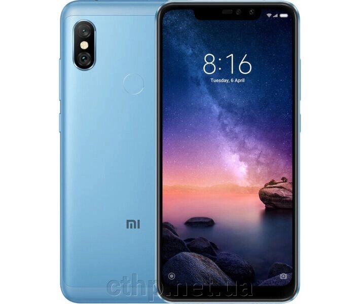 Xiaomi Redmi Note 6 Pro 4/64GB Blue від компанії Cthp - фото 1