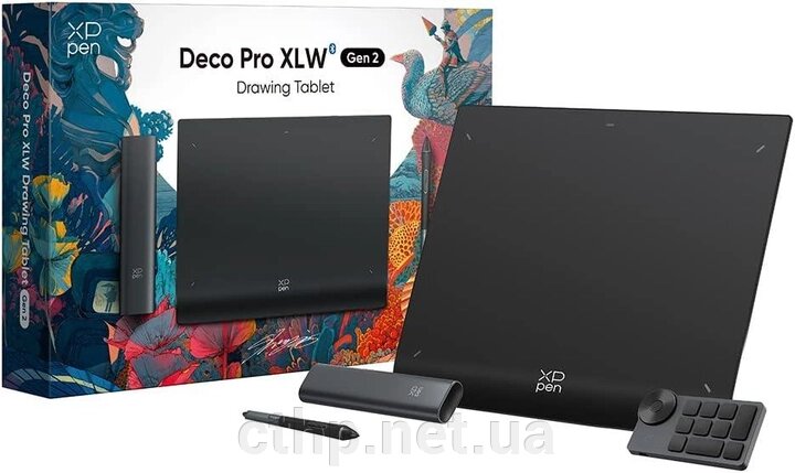 XP-Pen Deco Pro XLW 2nd Gen Black від компанії Cthp - фото 1