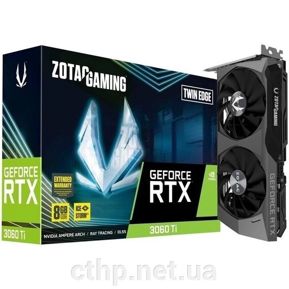 Zotac GAMING GeForce RTX 3060 Ti Twin Edge LHR (ZT-A30610E-10MLHR) від компанії Cthp - фото 1