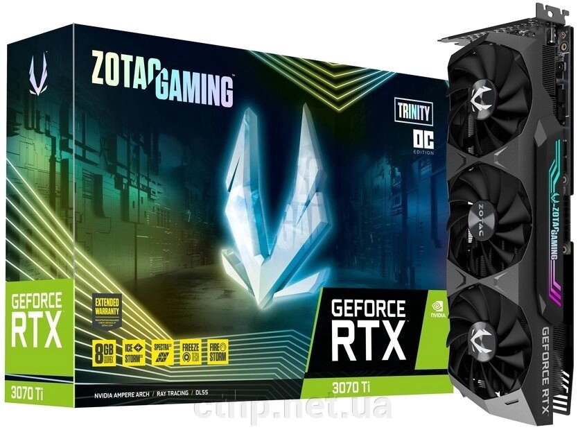 Zotac GAMING GeForce RTX 3070 Ti Trinity OC (ZT-A30710J-10P) від компанії Cthp - фото 1