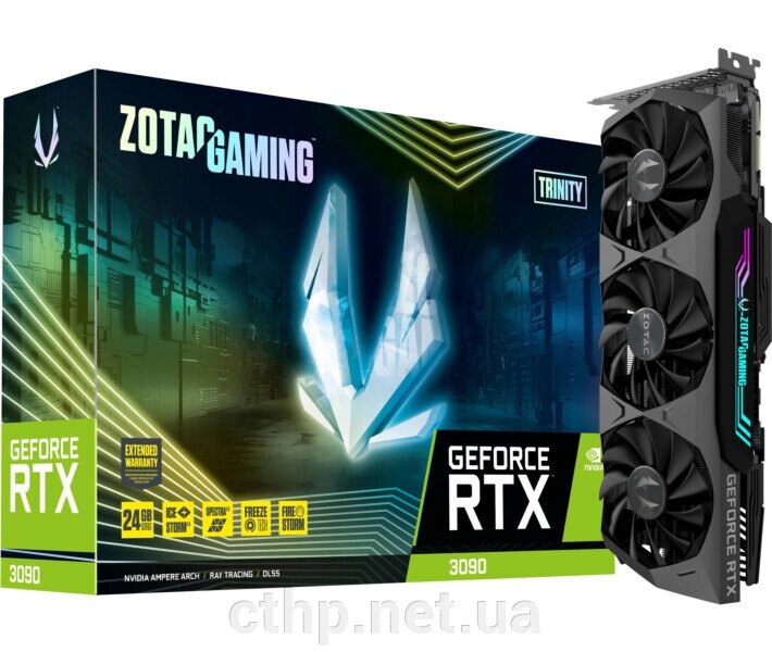 Zotac GAMING GeForce RTX 3090 Trinity OC (ZT-A30900J-10P) від компанії Cthp - фото 1