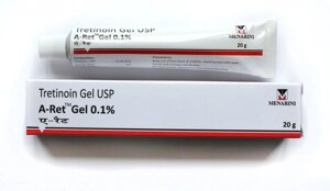 Третиноїн гель для проблемної шкіри A-ret gel 0,1%20г. Термін до 07.2025