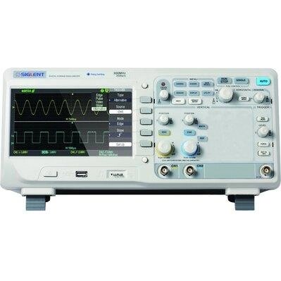 Цифровий осцилограф SIGLENT SDS1202CFL, настільний, двоканальний, 200 МГц, 2 Гвиб/с, 7,0" TFT дисплей, 24 кБ від компанії Інтернет магазин ЦЕЛЬС-ЕЛЕКТРО - фото 1