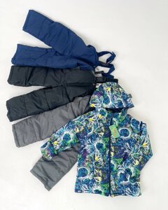 Демісезонна курточка на утеплювачі Гілка синя р1 80-90