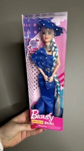 Лялька Барбі в капелюсі Синій Fashion Doll 588 с