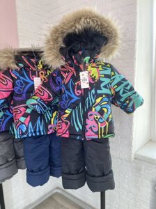Куртка зимова Арт дитяча на утеплювачі зі штучною опушкою
