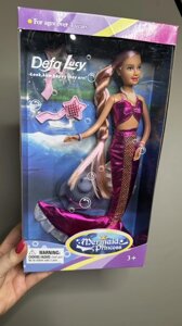 Барбі русалка Малиновий Fashion Doll 20983 м