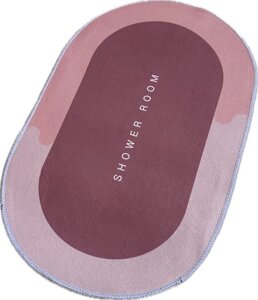 Вологопоглинаючий килимок у ванну 40х59см Рожевий