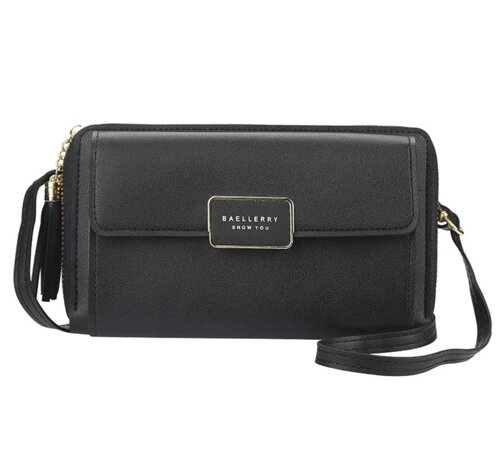 Жіночий гаманець-сумка baellerry 20х11х4 Чорна