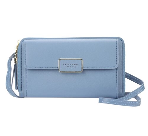 Жіночий гаманець-сумка baellerry 20х11х4 Блакитна