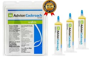 Гель шприц від тарганів Advion Cockroach Syngenta шприц 30 грам 3 шт