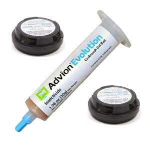 Гель шприц від тарганів Advion Evolution Syngenta шприц 30 грам та пастка 2 шт по 2 грами