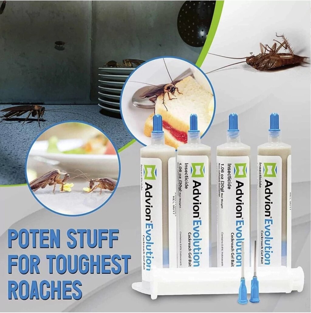 Средство яд гель тараканов Dupont Advion Cockroach Gel Evolution США від компанії KITOD - фото 1