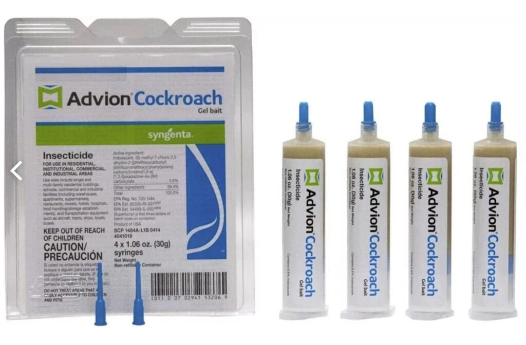 Средство яд гель тараканов Dupont Advion Cockroach Gel Evolution США від компанії KITOD - фото 1