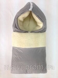 Конверт-одіяло в коляску сірий