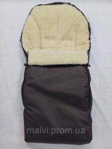 Вкладиш в санки та коляски шоколад