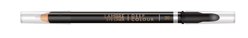 Олівець для очей LAMBRE Deep Colour Eye Liner №30 White / Білий від компанії Ламбро-ШОП - фото 1