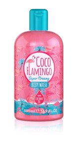 Крем-гель для душу з олією кокоса Inecto COCO Flamingo Super Creamy Body Wash 500 мл