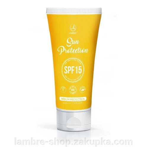 Сонцезахисний крем для обличчя і тіла SPF 15 120 ml