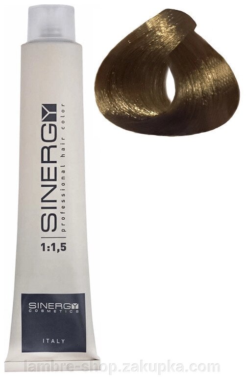 Стійка крем-фарба для волосся Sinergy №7 / 73 Крем карамель, 100мл від компанії Ламбро-ШОП - фото 1