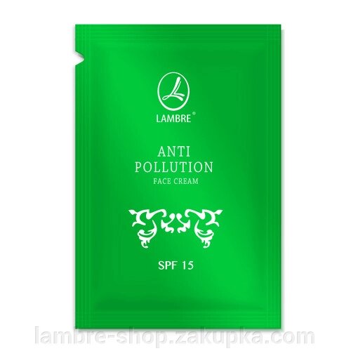 ТЕСТЕР Захисний крем від негативного впливу навколишнього середовища LAMBRE Anti Pollution SPF15 від компанії Ламбро-ШОП - фото 1