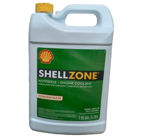 Антифриз концентрат SHELLZONE Coolant -80°C зелений 3,78л (9401006021)