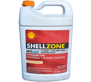 Антифриз концентрат SHELLZONE Coolant G12 -80°C червоний 3,78л (9404006021)