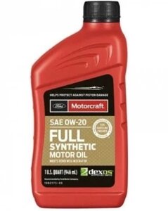 Моторне масло Ford Motorcraft Full Synthetic 0W-20 0,946л (XO0W20QFS)